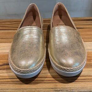 Fitflop Metallic Gold Loafers